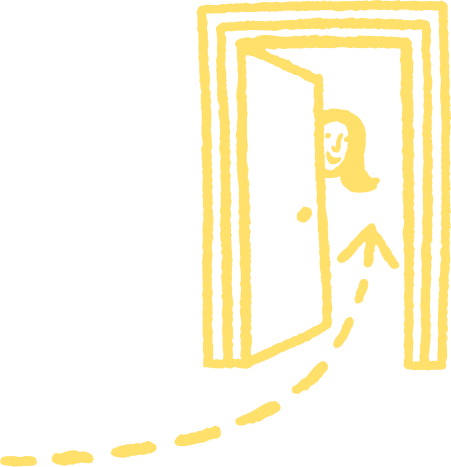 illustration front door